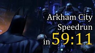 Batman: Arkham City Speedrun (Any%) in 59:11 [obsolete]