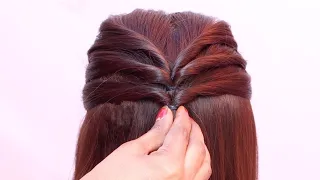 Best Beautiful hairstyle - easy hairstyle for wedding look | hairstyle for girls