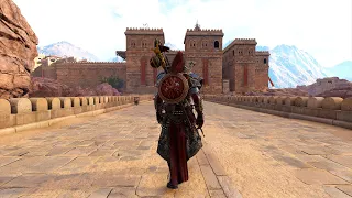 Assassin's Creed Origins - Imperial Warrior Combat & Stealth in Walls of the Ruler Fortress