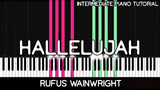 Rufus Wainwright - Hallelujah (Intermediate Piano Tutorial)