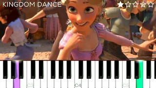 Kingdom Dance (From "Tangled") | EASY Piano Tutorial