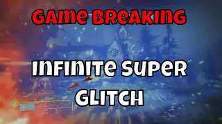 Game Breaking Infinite Super Glitch - Gambit PVP PVE - Icefall Mantles Infinite Thruster Ability