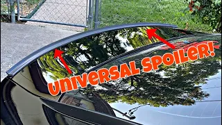 Installing a Universal Spoiler!! (QUICK & EASY!)