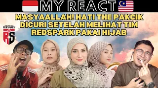 MASYAALLAH! HATI THE PAKCIK DICURI SETELAH MELIHAT TIM REDSPARK PAKAI HIJAB