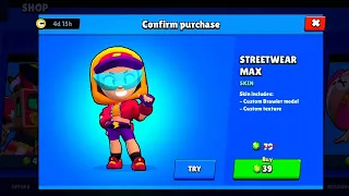 buying streetwear max it's OP🔥 + surge clap pin🔥 | brawl stars