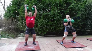 Рачинский Сергей толчок гирь 24 кг Чемпионат ФССП 2021 по гиревому спорту