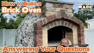 Frequently Asked Questions About building My Brick Oven / How to build a brick oven / DIY Pizza Oven