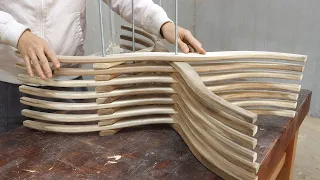 Amazing Art Woodworking Project // Build An Artistic Chair With A Unique Design For Your Home