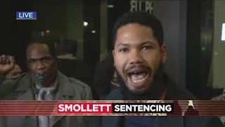 Jussie Smollett's family furious after he's sentenced to jail time