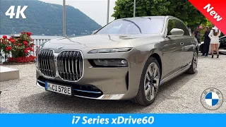 BMW i7 2023 — ПЕРВЫЙ взгляд в 4K | Экстерьер - Интерьер (роскошные детали) BMW Rolls Royce