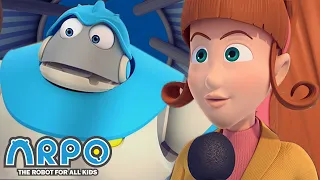 Arpo the Robot | Washing Machine UFO | FULL EPISODE | Funny Cartoons for Kids | Arpo and Daniel