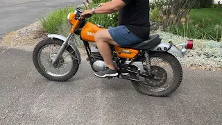 1972 DT2 Start and Ride
