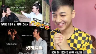 Wang Yibo & Xiao Zhan | how to seduce your boyfriend | REACTION (The Untamed Moments)