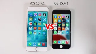 iOS 15.7.1 vs iOS 15 on iPhone 6S SPEED TEST COMPARISON