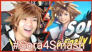 Sora Cosplayer Reacts to Sora in Smash Ultimate! | #Sora4Smash