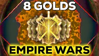 Gold 8 Player Empire Wars FFA on Mountain Clearing in AOE4