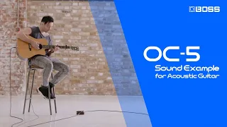 BOSS OC-5 Octave - Sound Example for Acoustic Guitar