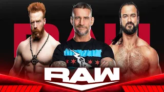 Drew mcintyre vs Sheamus vs CM Punk, triple threat Match, Extreme Rules WWE Raw | WWE 2k24 Gameplay