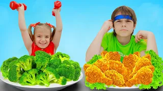 Anabella and Bogdan Get Information  About Healthy Foods, Fruits and Vegetables