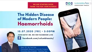 Doctors Go Live: The Hidden Disease of Modern People: Haemorrhoids
