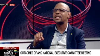 Outcomes of ANC NEC meeting over the weekend |  Pule Mabe