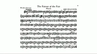 Fairest of the Fair March: E-flat Alto Clarinet:  John Philip Sousa 