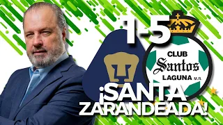 ¡SANTA ZARANDEADA en CU! | Pumas UNAM vs Santos | Torneo Apertura 2022 Liga MX Jornada 10