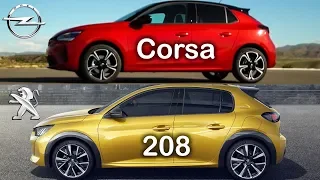 Opel Corsa vs Peugeot 208, Opel vs Peugeot, 208 vs Corsa