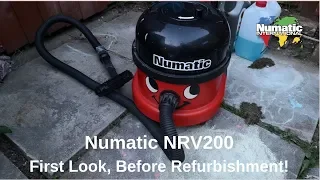 Numatic NRV200 Vacuum Cleaner - First Look, as given!