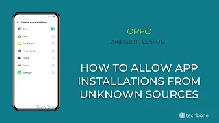 How to Allow App installations from Unknown sources - Oppo [Android 11 - ColorOS 11]