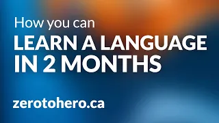 A new language in 2 months? Come to our 60-minute livestream workshop to find out how