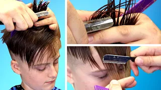 How To Cut Hair With A Razor | Texturising Razor Tutorial