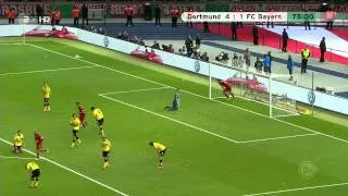 Dortmund - München (5:2) - Tor Ribery - Deutsches Pokalfinale 2012 HD