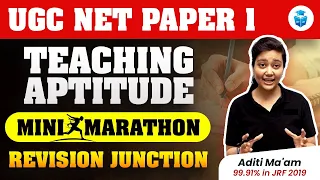 UGC NET Paper 1 | Teaching Aptitude UGC NET June | Teaching Aptitude Marathon by Aditi Mam | JRFAdda