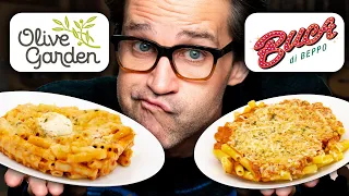 Olive Garden vs. Buca di Beppo Taste Test | FOOD FEUDS