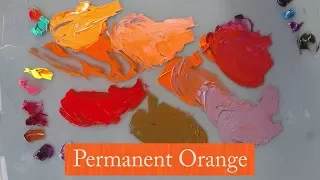 Michael Harding's Permanent Orange demonstrated by Vicki Norman