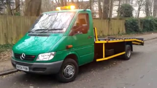 Mercedes Sprinter 616 cdi recovery truck for sale Full video