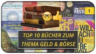 Meine Top 10 Bücher zum Thema Geld & Börse, die man gelesen haben muss 📚 1/2