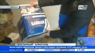 В Алматы пресечена деятельность 7 подпольных цехов по производству алкоголя