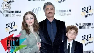 Jojo Rabbit LFF Premiere Interviews - Taika Watiti, Thomasin McKenzie, Roman Griffin Davis