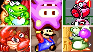 Super Mario Advance - All Bosses (No Damage - 4k 60fps).