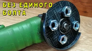 Как сделать шлифовальный станок из болгарки за полторы минуты / HOMEMADE for angle grinder
