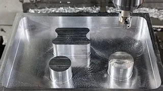 Dynamic Milling 6061 Aluminum with an Indexable Helical Roughing End Mill - Volume Milling Demo