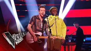 will.i.am and Danny Jones Dream Duet! | Blind Auditions | The Voice Kids UK 2019