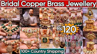 New Instagram Trending Exclusive Bridal Copper Kundan, Polki  & Brass Jewellery Collection 2024