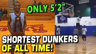 SHORTEST DUNKERS EVER! HOW HE DUNK AT 5'2"????