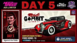 NFS NO LIMITS | DAY 5 - WINNING + TIPS - FORD MODEL 18 | REBEL'S GAMBIT EVENT