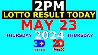 Lotto Result Today 2pm May 23 2024 (PCSO)