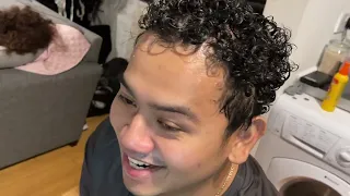 SALT PAPI GOT A HAIR PERM!! RATE THE CURLS!!