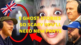 5 Ghost Videos SO SCARY You'll Need NEW PANTS REACTION!! | OFFICE BLOKES REACT!!